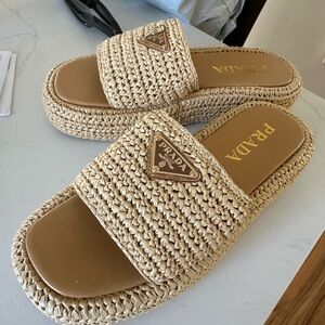 Prada sandals - size 37 brand new